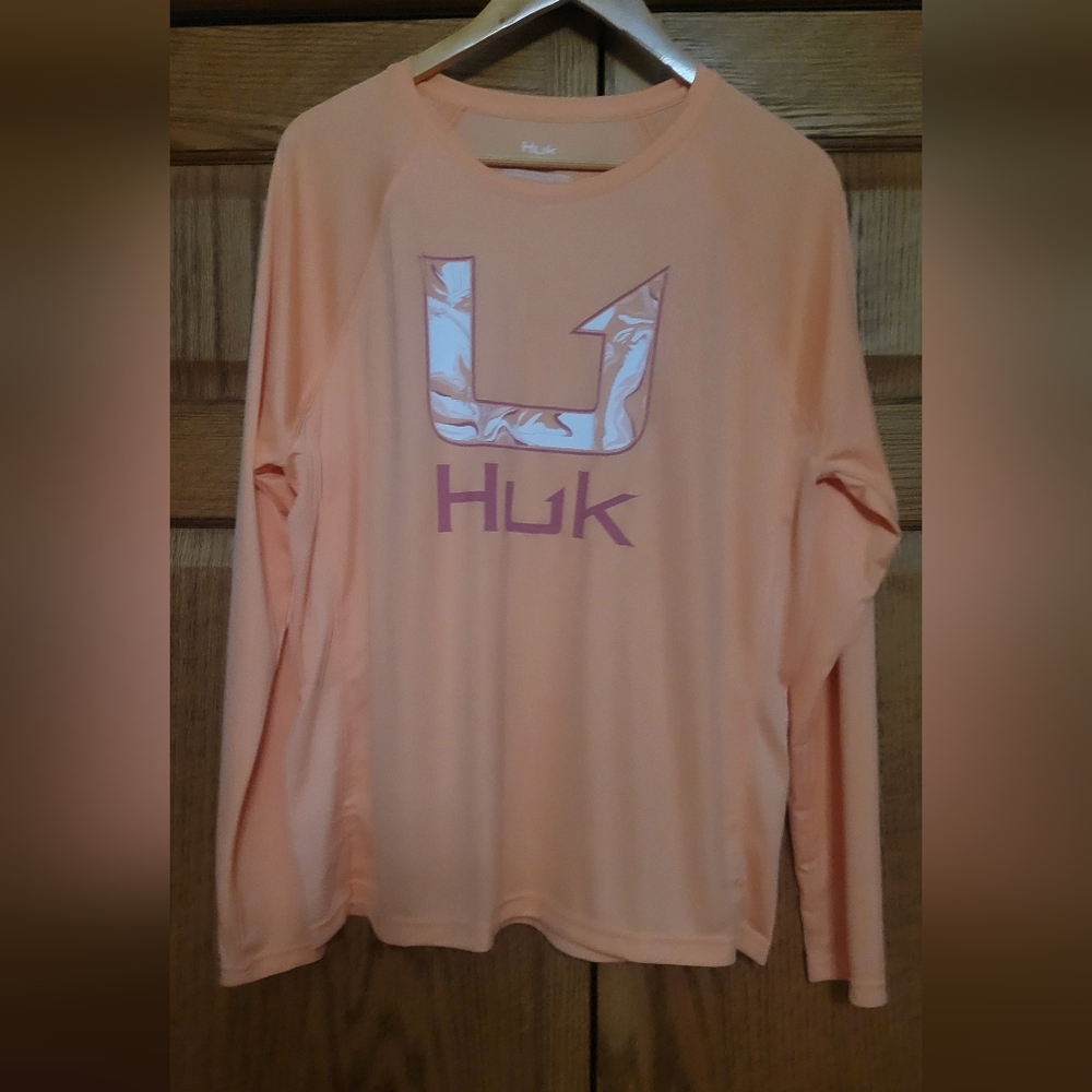 Huk Coral Long Sleeve Shirt